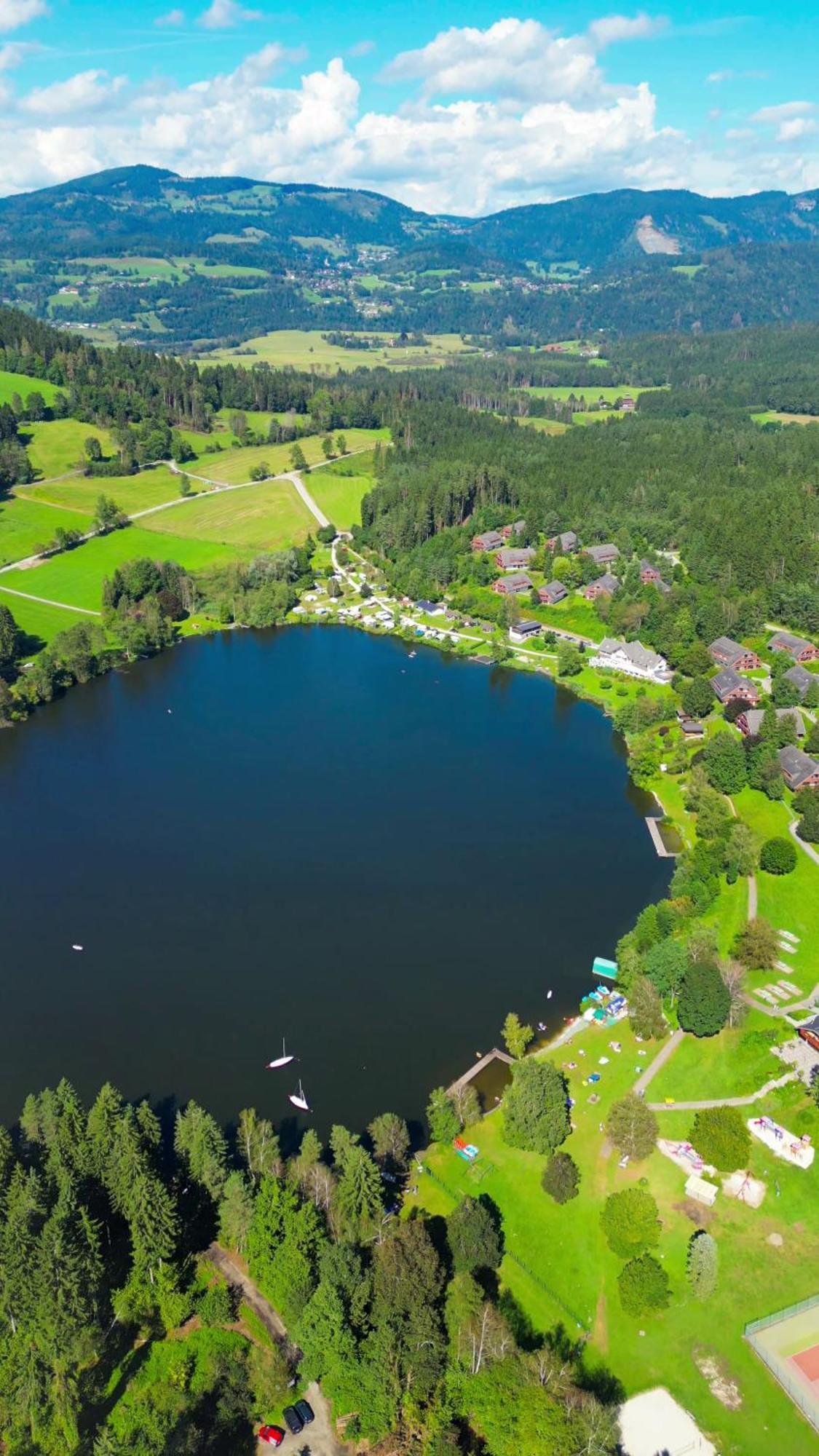 Feriendorf Am Maltschacher See เฟลด์เคอร์เฮน อิน แครนเทน ภายนอก รูปภาพ